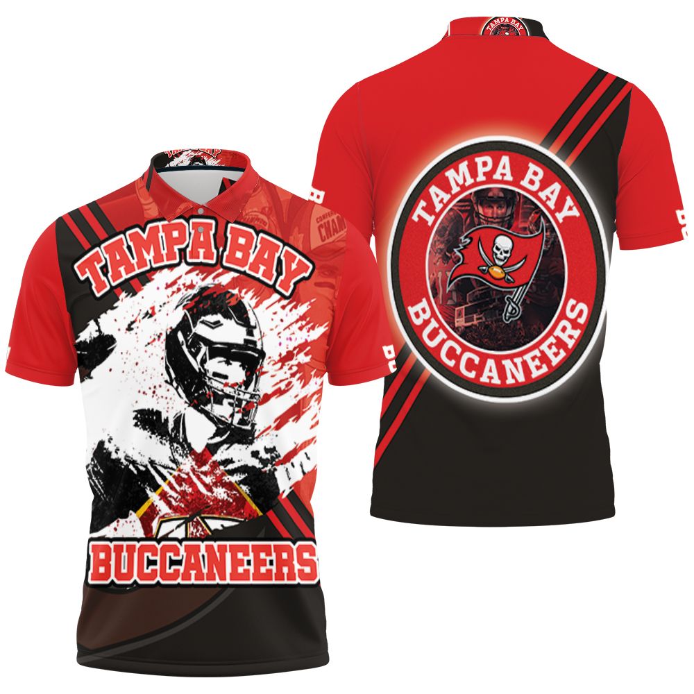 Tampa Bay Buccaneers 2021 Super Bowl Champions Fan 3D All Over Print Polo Shirt Tampa Bay Buccaneers 2021 Super Bowl Champions Fan 3D All Over Print Polo Shirt