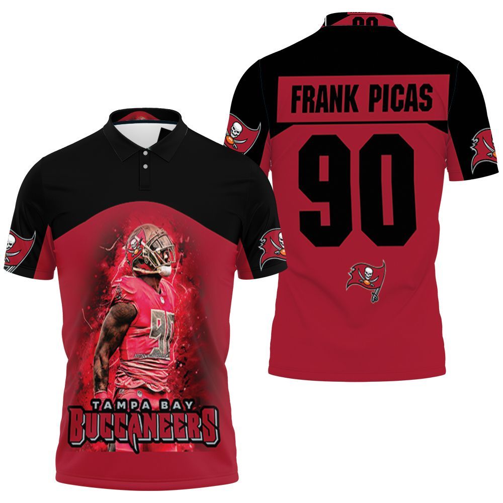 Tampa Bay Buccaneers Frank Picas 90 Legend For Fan 3D All Over Print Polo Shirt Tampa Bay Buccaneers Frank Picas 90 Legend For Fan 3D All Over Print Polo Shirt