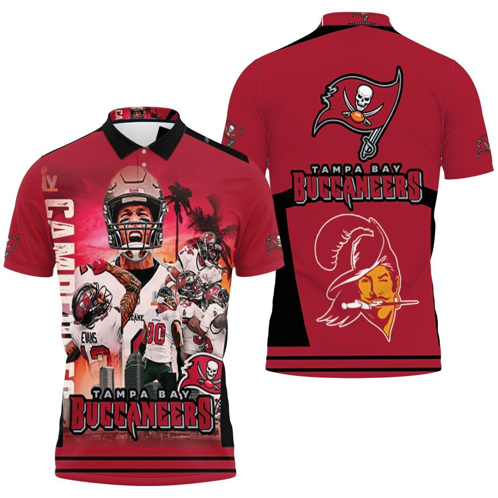 Tampa Bay Buccaneers Liv Champion Legend 3D All Over Print Polo Shirt Tampa Bay Buccaneers Liv Champion Legend 3D All Over Print Polo Shirt
