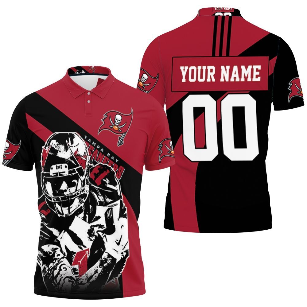 Tampa Bay Buccaneers Mike Evans Personalized 3D All Over Print Polo Shirt Tampa Bay Buccaneers Mike Evans Personalized 3D All Over Print Polo Shirt