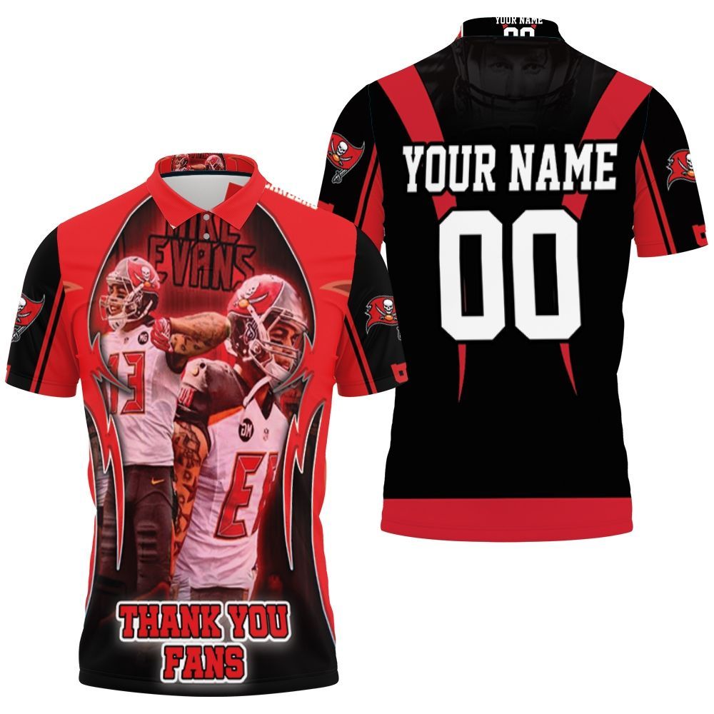 Tampa Bay Buccaneers Super Bowl Champions Mike Evans Thank You Fan Personalized 3D All Over Print Polo Shirt Tampa Bay Buccaneers Super Bowl Champions Mike Evans Thank You Fan Personalized 3D All Over Print Polo Shirt