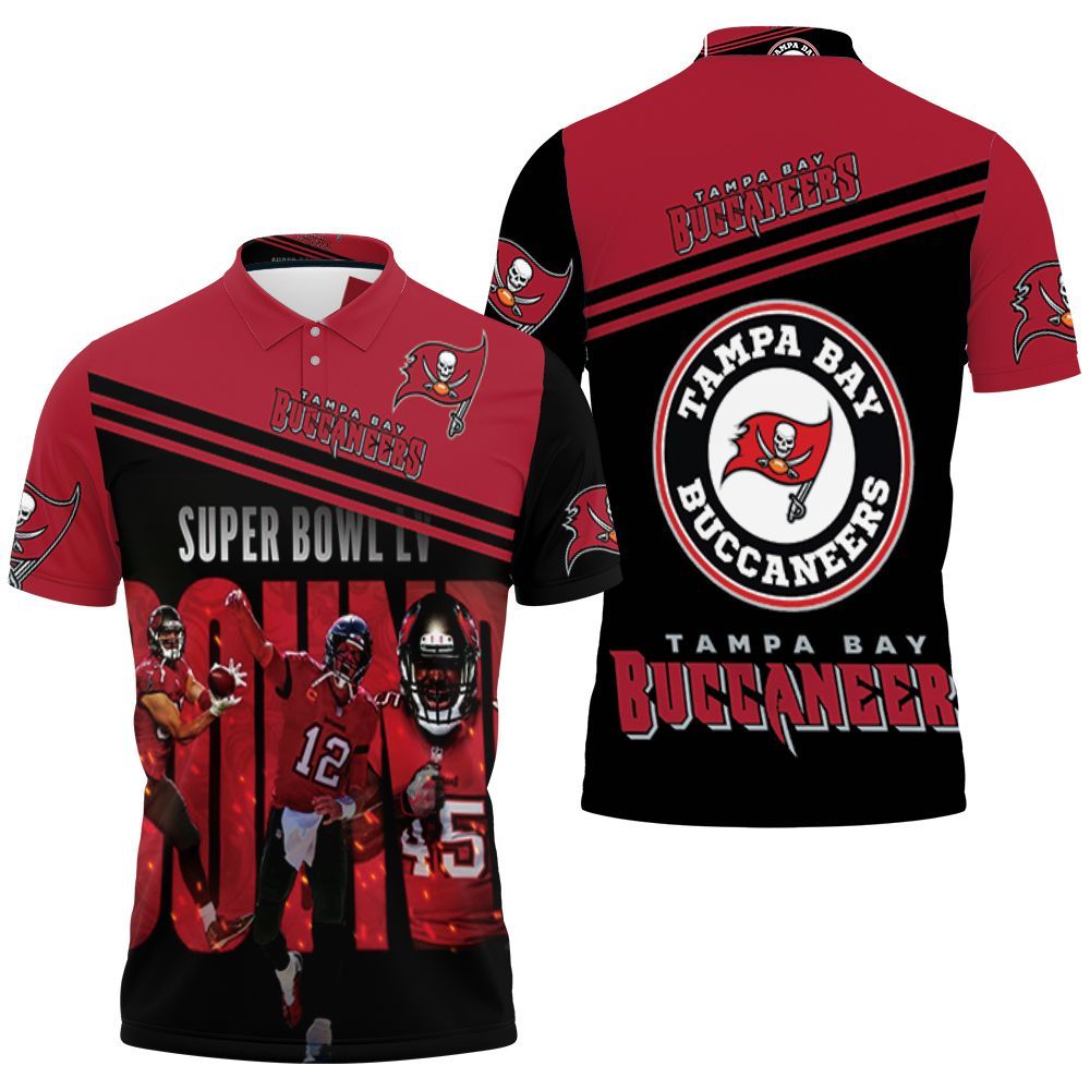 Tampa Bay Buccaneers Super Bowl Liv Champions 3D All Over Print Polo Shirt Tampa Bay Buccaneers Super Bowl Liv Champions 3D All Over Print Polo Shirt