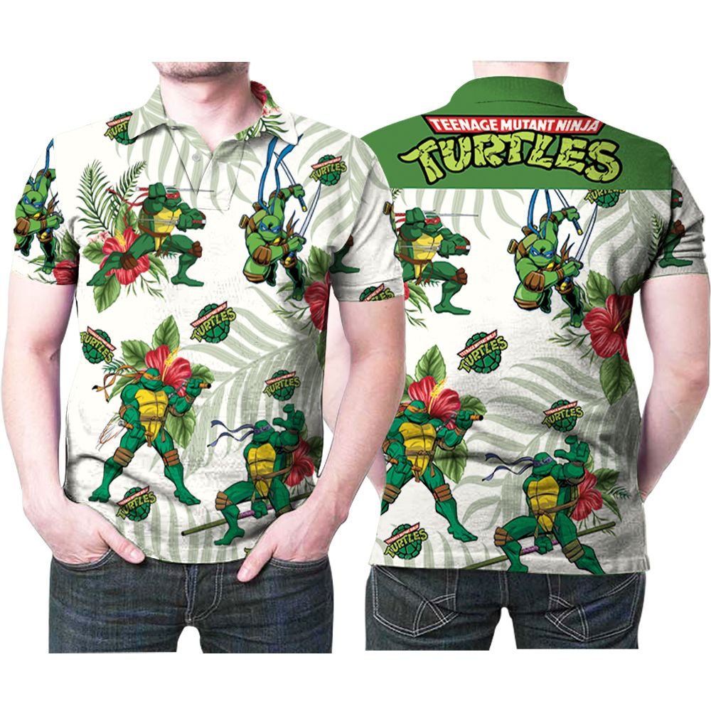 Teenage Mutant Ninja Turtles Fictional Universe Hawaii Cartoon Movie Lovers Polo Shirt Teenage Mutant Ninja Turtles Fictional Universe Hawaii Cartoon Movie Lovers Polo Shirt
