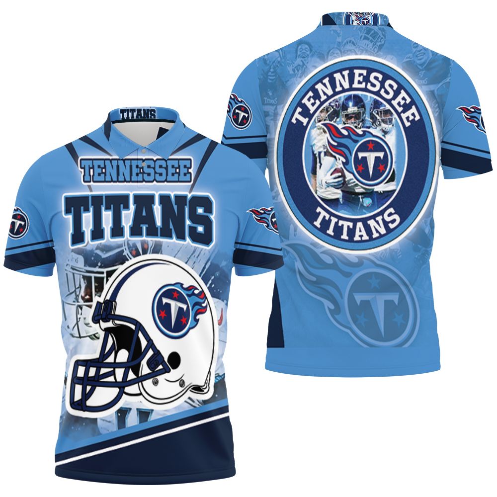 Tennessee Titans Helmet Afc South Division Champions Super Bowl 2021 3D All Over Print Polo Shirt Tennessee Titans Helmet Afc South Division Champions Super Bowl 2021 3D All Over Print Polo Shirt