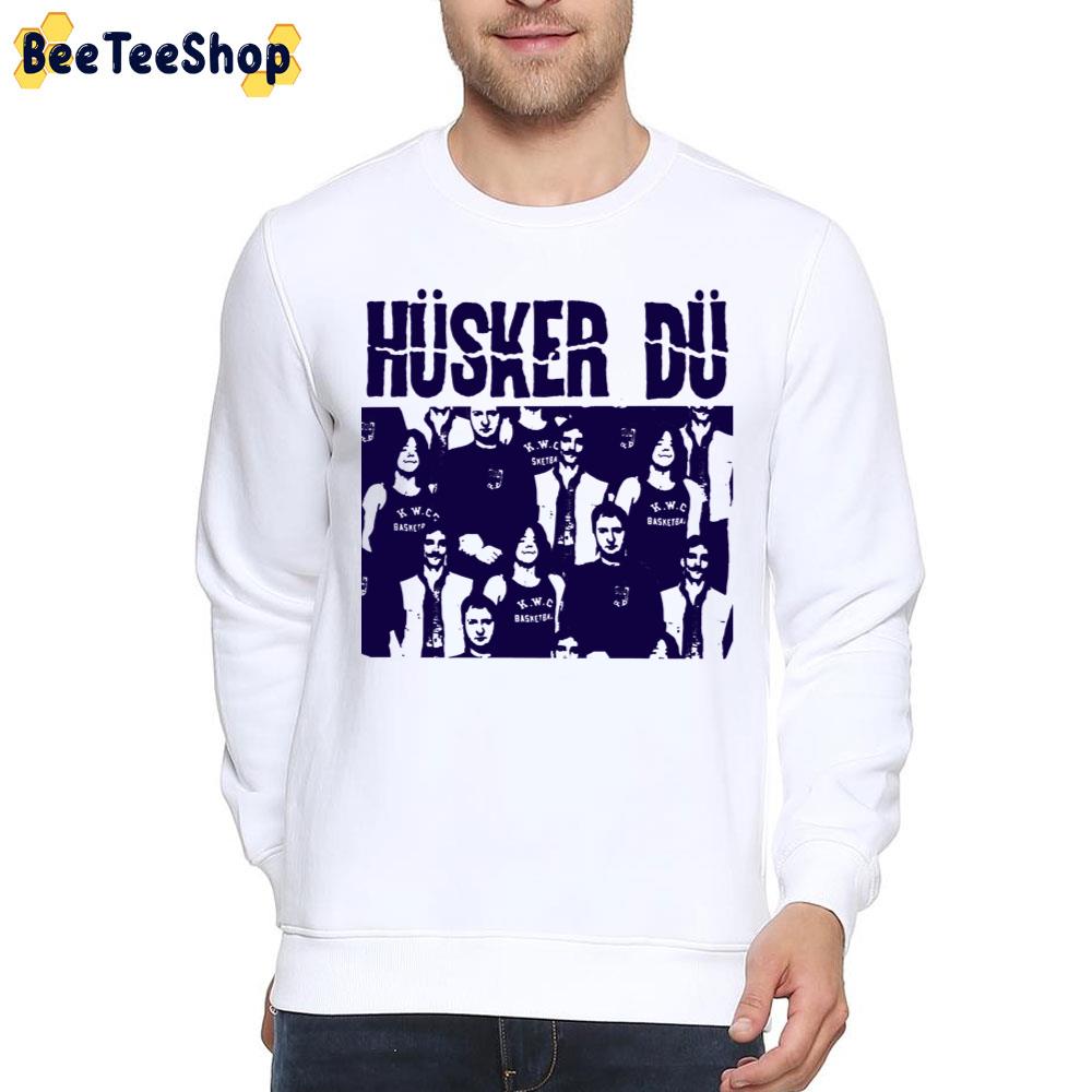The Blue Stencil Husker Du Unisex T-Shirt The Blue Stencil Husker Du Unisex T-Shirt