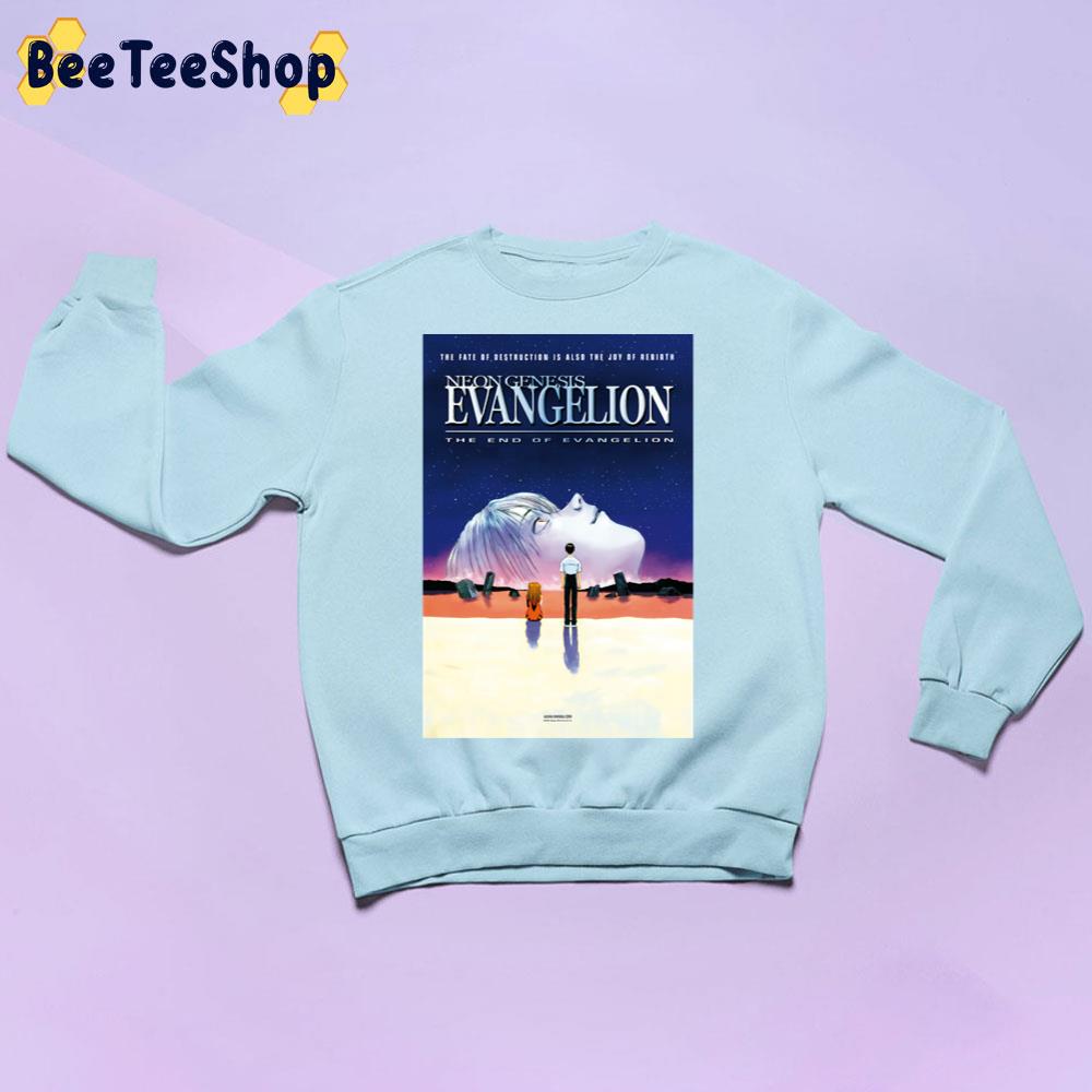 The End Of Evangelion Poster Unisex Sweatshirt The End Of Evangelion Poster Unisex Sweatshirt