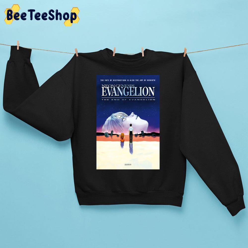 The End Of Evangelion Poster Unisex Sweatshirt The End Of Evangelion Poster Unisex Sweatshirt