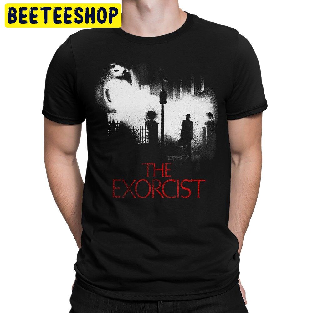 The Exorcist 1973red White Art Halloween Unisex T-Shirt The Exorcist 1973red White Art Halloween Unisex T-Shirt