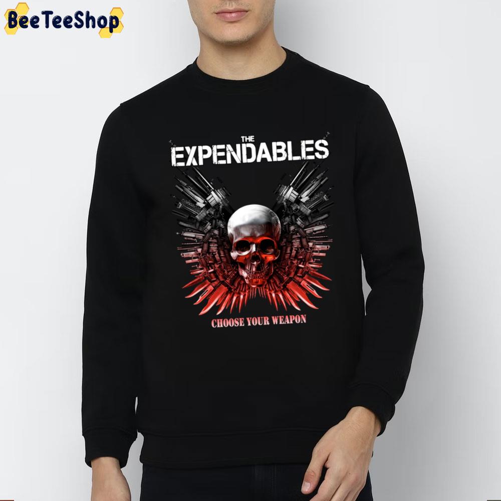 The Expendables Choose Your Weapon Trending Unisex T-Shirt The Expendables Choose Your Weapon Trending Unisex T-Shirt