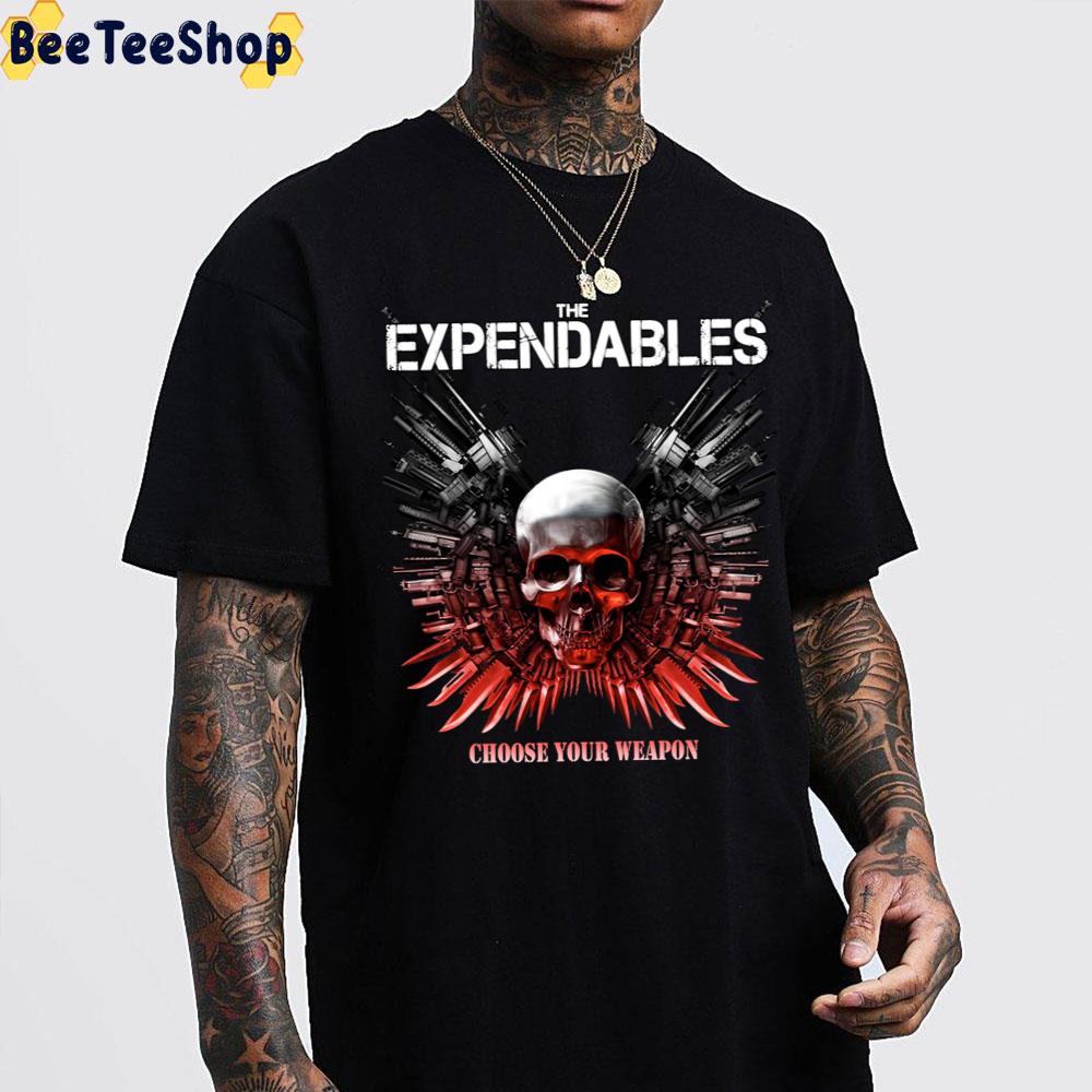 The Expendables Choose Your Weapon Trending Unisex T-Shirt The Expendables Choose Your Weapon Trending Unisex T-Shirt