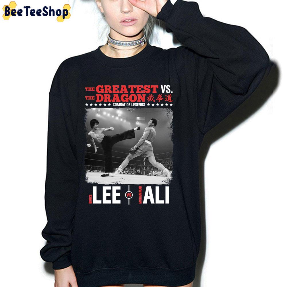 The Greatets Vs The Dragon Bruce Lee Vs Muhammad Ali Trending Unisex T-Shirt The Greatets Vs The Dragon Bruce Lee Vs Muhammad Ali Trending Unisex T-Shirt