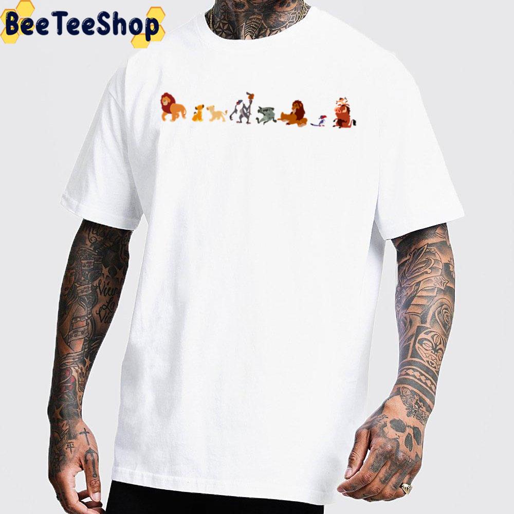The Lion King Characters Trending Unisex T-Shirt The Lion King Characters Trending Unisex T-Shirt