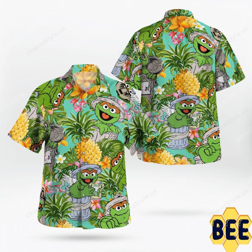 The Muppet Show Oscar The Grouch Trending Hawaiian Shirt The Muppet Show Oscar The Grouch Trending Hawaiian Shirt