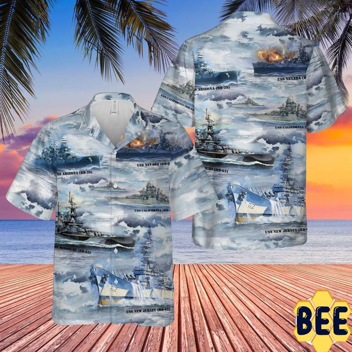 The Naval Battleships Of World War Ii Us Navy Trending Hawaiian Shirt The Naval Battleships Of World War Ii Us Navy Trending Hawaiian Shirt