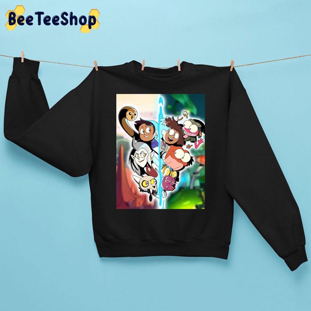 The Owl House And Amphibia Mix Trending Unisex Sweatshirt The Owl House And Amphibia Mix Trending Unisex Sweatshirt
