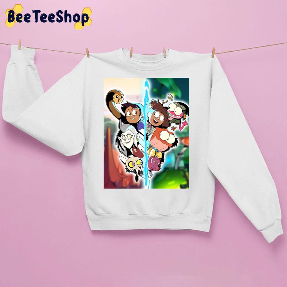 The Owl House And Amphibia Mix Trending Unisex Sweatshirt The Owl House And Amphibia Mix Trending Unisex Sweatshirt
