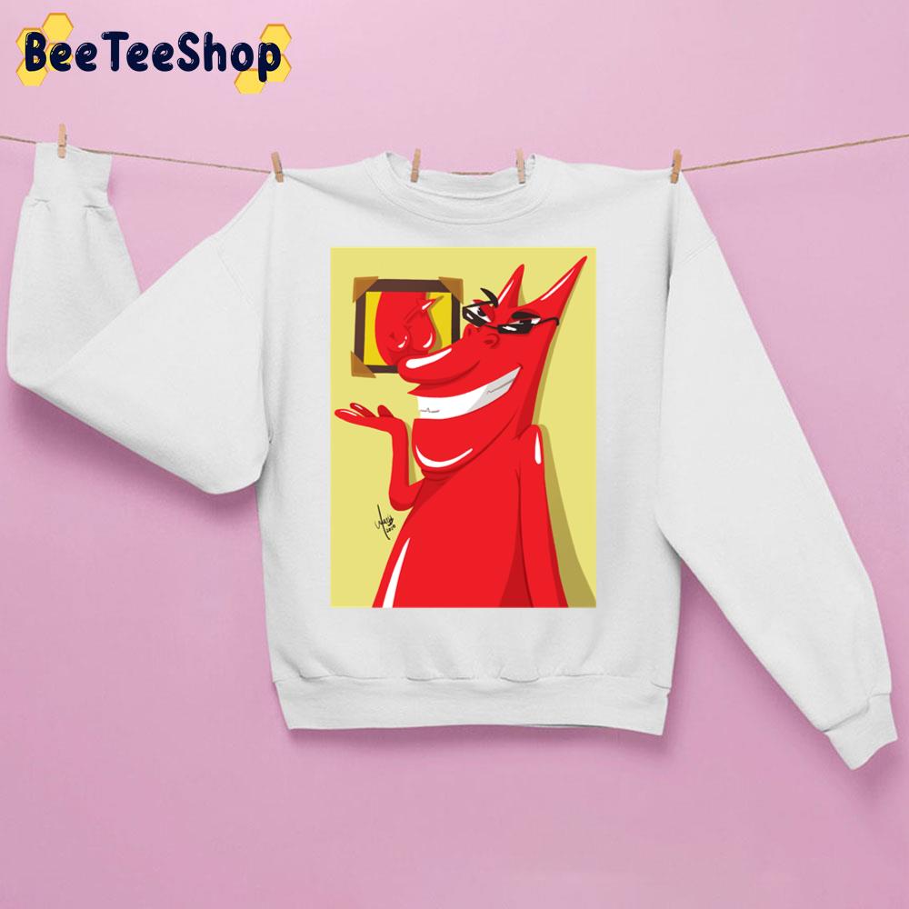The Red Guy Cow And Chicken Trending Unisex Sweatshirt The Red Guy Cow And Chicken Trending Unisex Sweatshirt