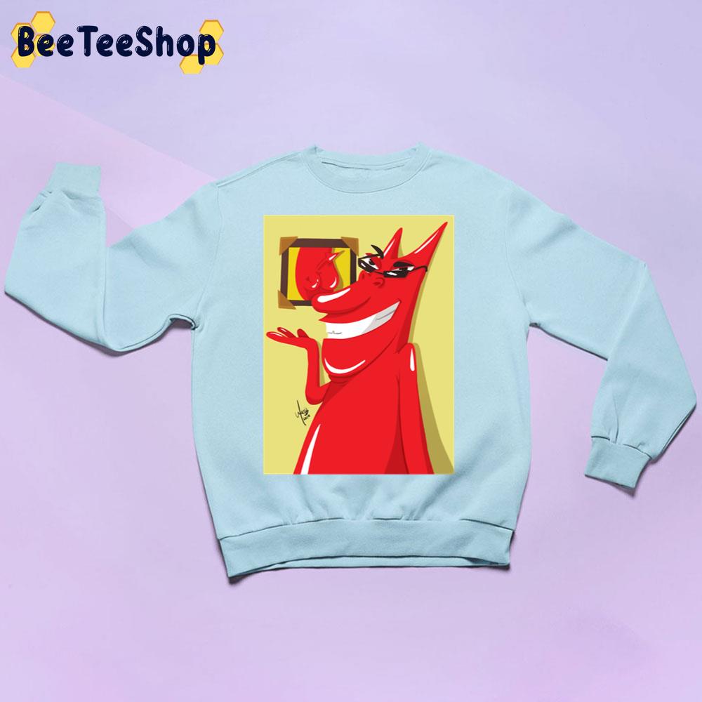 The Red Guy Cow And Chicken Trending Unisex Sweatshirt The Red Guy Cow And Chicken Trending Unisex Sweatshirt