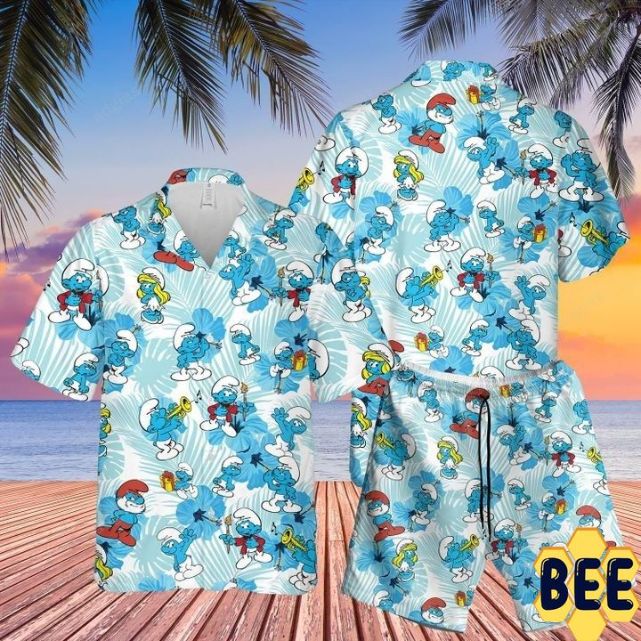 The Smurfs Trending Hawaiian Shirt The Smurfs Trending Hawaiian Shirt