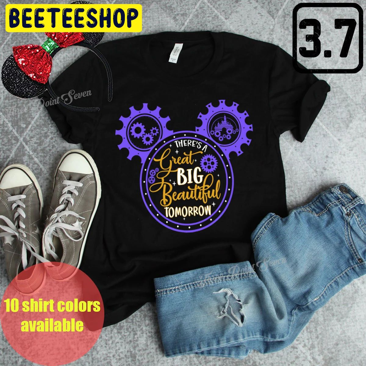 There's A Great Big Beautiful Tomorrow Disney Trending Unisex Shirt There's A Great Big Beautiful Tomorrow Disney Trending Unisex Shirt