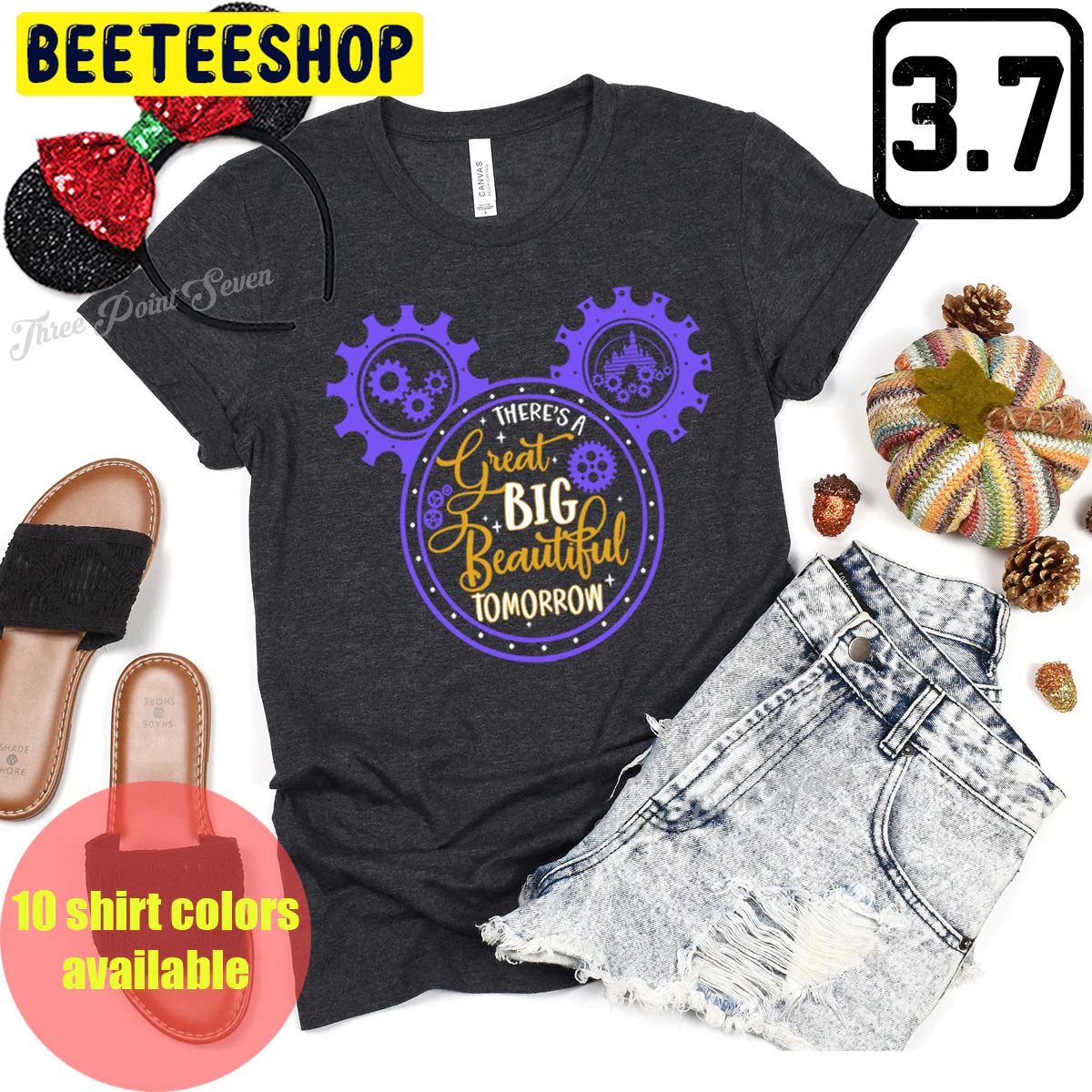 There's A Great Big Beautiful Tomorrow Disney Trending Unisex Shirt There's A Great Big Beautiful Tomorrow Disney Trending Unisex Shirt