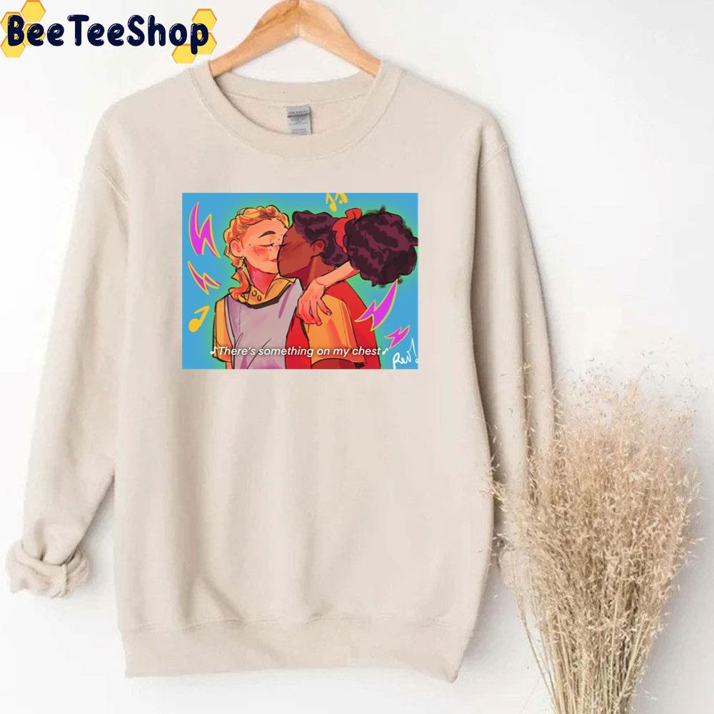 There's Something On My Chest Tara And Darcy Heartstopper Trending Unisex Sweatshirt There's Something On My Chest Tara And Darcy Heartstopper Trending Unisex Sweatshirt