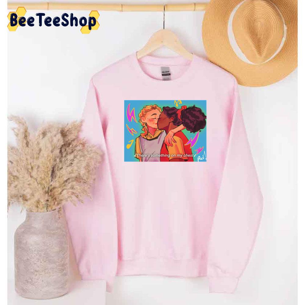 There's Something On My Chest Tara And Darcy Heartstopper Trending Unisex Sweatshirt There's Something On My Chest Tara And Darcy Heartstopper Trending Unisex Sweatshirt