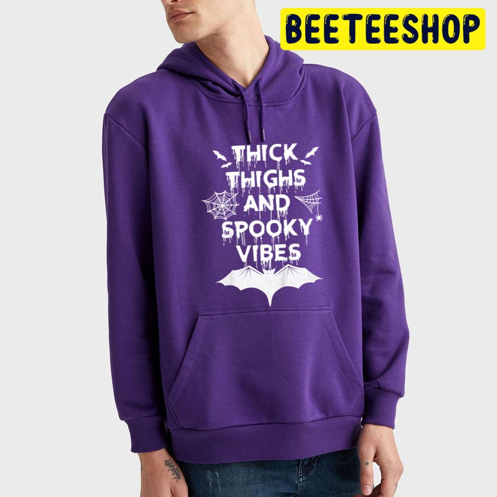 Thick Thighs And Spooky Vibes Funny Halloween Trending Unisex T-Shirt Thick Thighs And Spooky Vibes Funny Halloween Trending Unisex T-Shirt