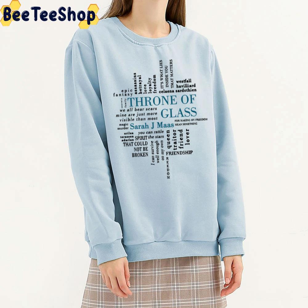 Throne Of Glass Typography Trending Unisex T-Shirt Throne Of Glass Typography Trending Unisex T-Shirt