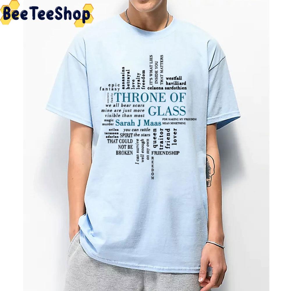 Throne Of Glass Typography Trending Unisex T-Shirt Throne Of Glass Typography Trending Unisex T-Shirt