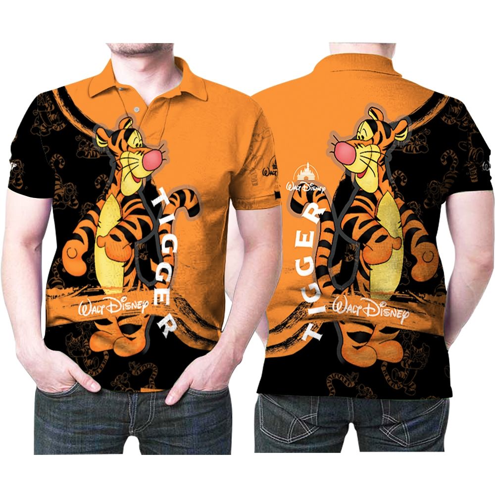 Tigger Winnie The Pooh 3D All Over Print Polo Shirt Tigger Winnie The Pooh 3D All Over Print Polo Shirt