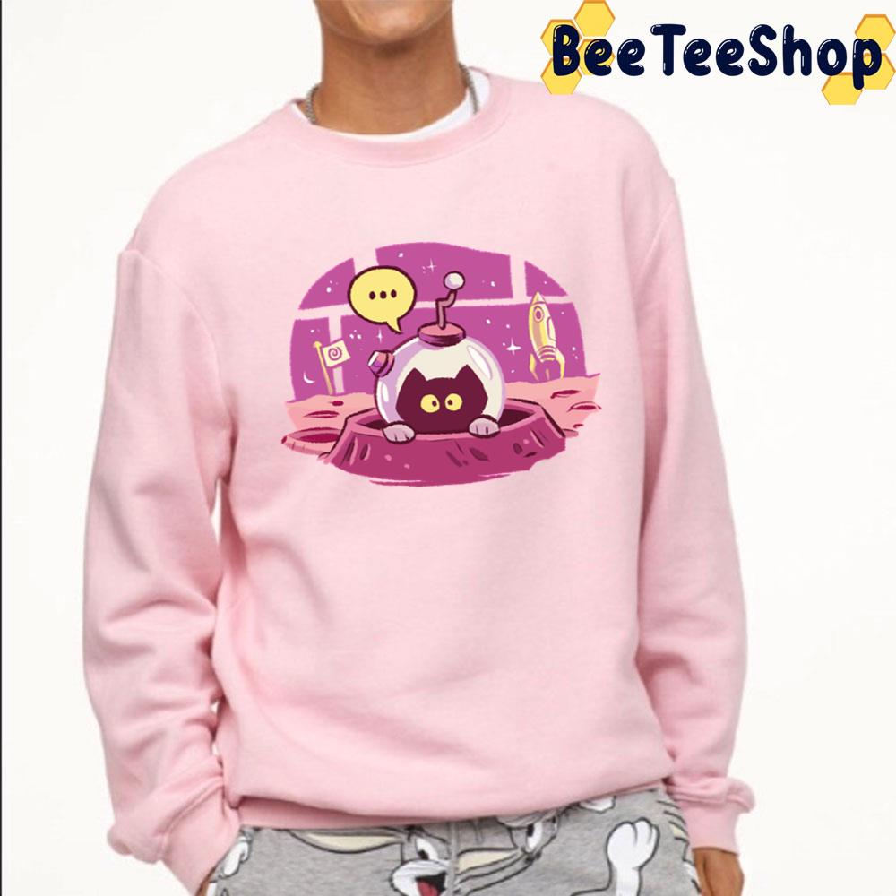 Timid Space Cat Unisex T-Shirt Timid Space Cat Unisex T-Shirt