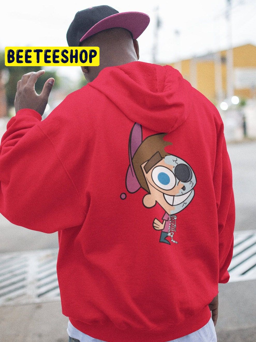 Timmy Turner Deconstructed Cartoon Skeleton Double Side Unisex Shirt Timmy Turner Deconstructed Cartoon Skeleton Double Side Unisex Shirt