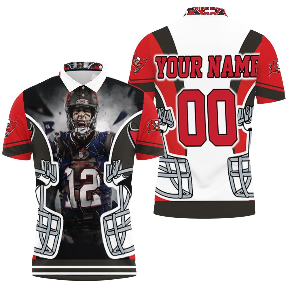 Tom Brady 12 Tampa Bay Buccaneers Nfc South Division Champions Super Bowl 2021 Personalized 3D All Over Print Polo Shirt Tom Brady 12 Tampa Bay Buccaneers Nfc South Division Champions Super Bowl 2021 Personalized 3D All Over Print Polo Shirt