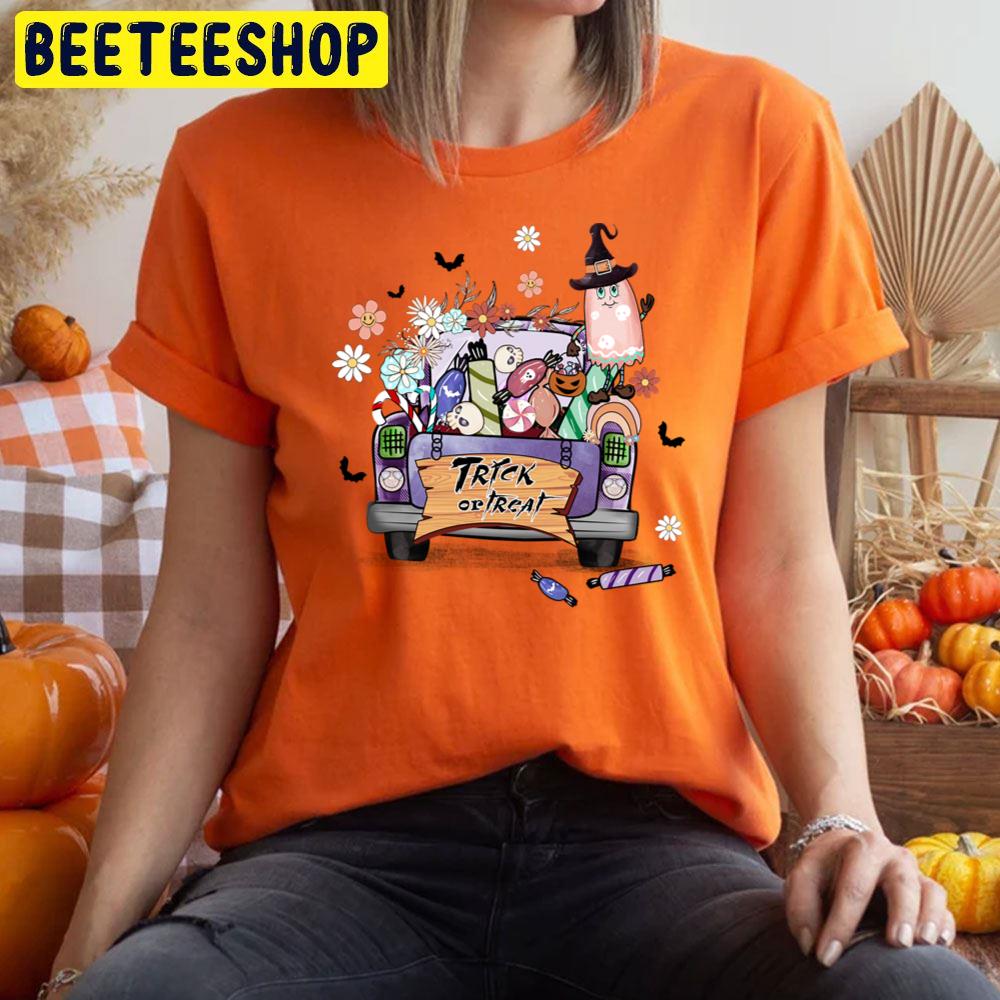 Trick Or Treat Creep It Real Halloween Trending Unisex T-Shirt Trick Or Treat Creep It Real Halloween Trending Unisex T-Shirt
