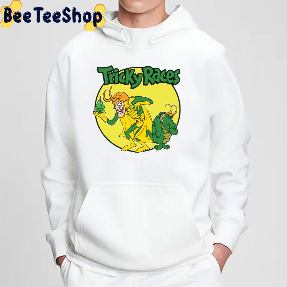 Tricky Races Funny Loki Cartoon Style Trending Unisex T-Shirt Tricky Races Funny Loki Cartoon Style Trending Unisex T-Shirt