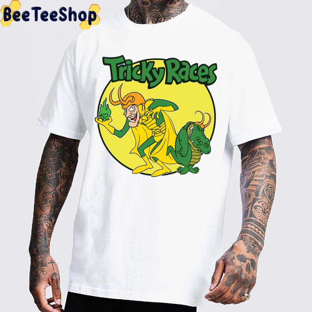 Tricky Races Funny Loki Cartoon Style Trending Unisex T-Shirt Tricky Races Funny Loki Cartoon Style Trending Unisex T-Shirt