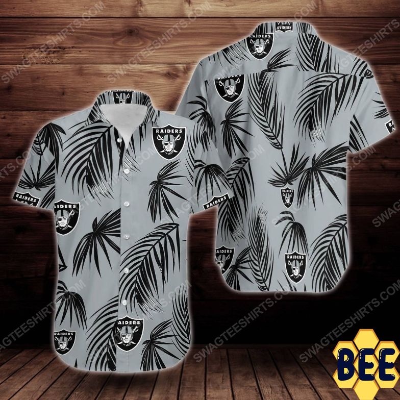 Tropical Summer Las Vegas Raiders Trending Hawaiian Shirt Tropical Summer Las Vegas Raiders Trending Hawaiian Shirt