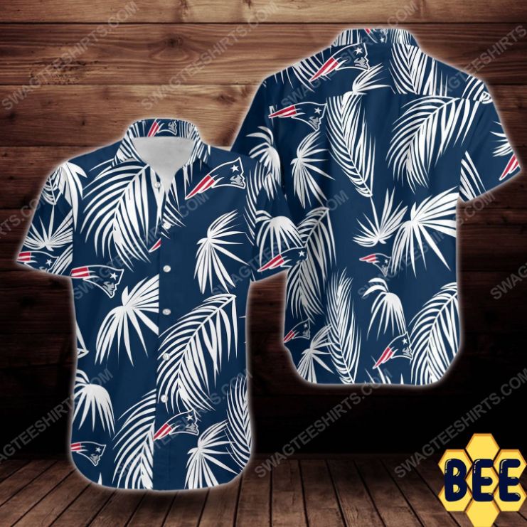 Tropical Summer New England Patriots Trending Hawaiian Shirt Tropical Summer New England Patriots Trending Hawaiian Shirt