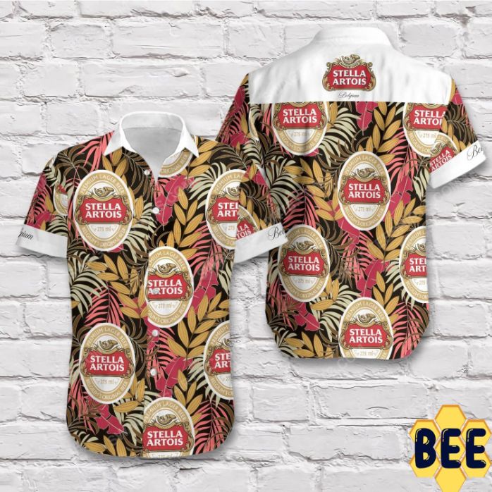 Tropical Summer Stella Artois Beer Trending Hawaiian Shirt Tropical Summer Stella Artois Beer Trending Hawaiian Shirt