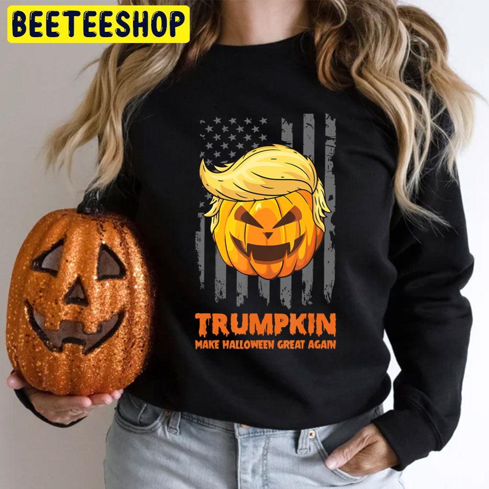 Trumpkin Make Halloween Great Again Us Trending Unisex T-Shirt Trumpkin Make Halloween Great Again Us Trending Unisex T-Shirt