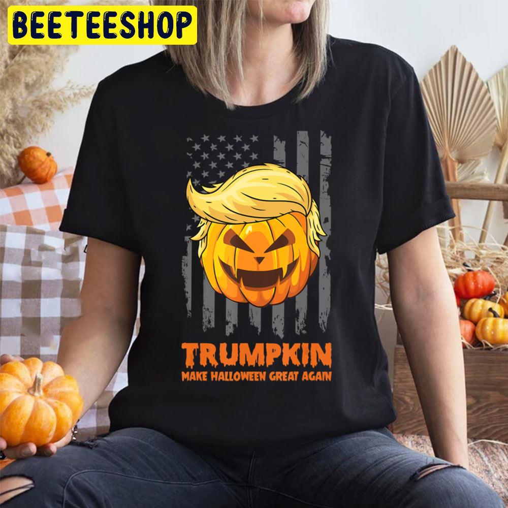 Trumpkin Make Halloween Great Again Us Trending Unisex T-Shirt Trumpkin Make Halloween Great Again Us Trending Unisex T-Shirt