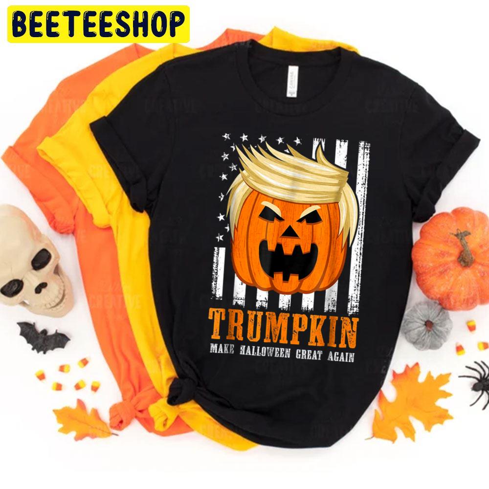 Trumpkin Make Halloween Great Again Vintage Trending Unisex T-Shirt Trumpkin Make Halloween Great Again Vintage Trending Unisex T-Shirt