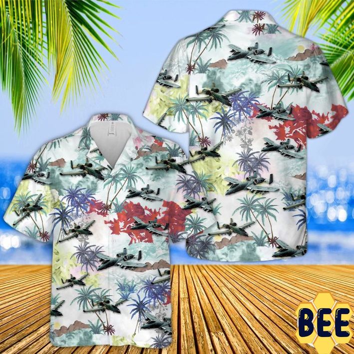 United States Air Force Fairchild Republic A-10 Thunderbolt Ii Trending Hawaiian Shirt United States Air Force Fairchild Republic A-10 Thunderbolt Ii Trending Hawaiian Shirt