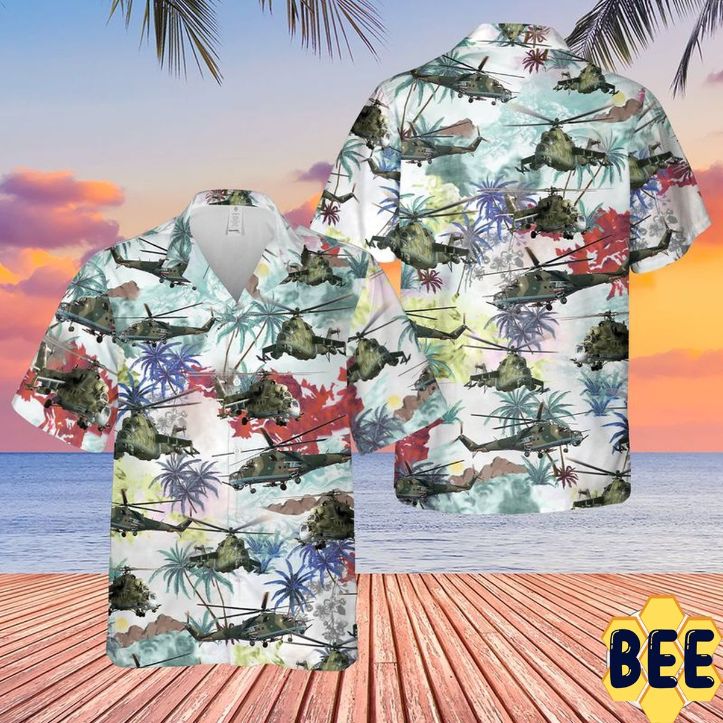 United States Army Mil Mi-24 Trending Hawaiian Shirt United States Army Mil Mi-24 Trending Hawaiian Shirt