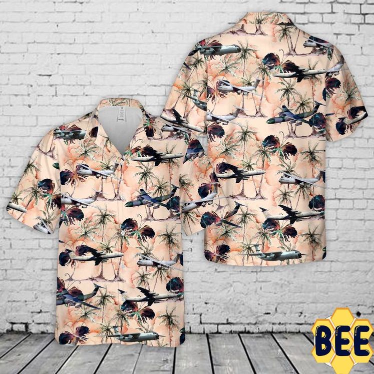 Us Air Force Lockheed C-141b Starlifter Trending Hawaiian Shirt Us Air Force Lockheed C-141b Starlifter Trending Hawaiian Shirt