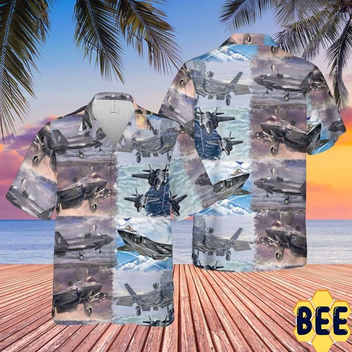 Us Air Force Lockheed Martin F-35 Lightning Ii Trending Hawaiian Shirt Us Air Force Lockheed Martin F-35 Lightning Ii Trending Hawaiian Shirt