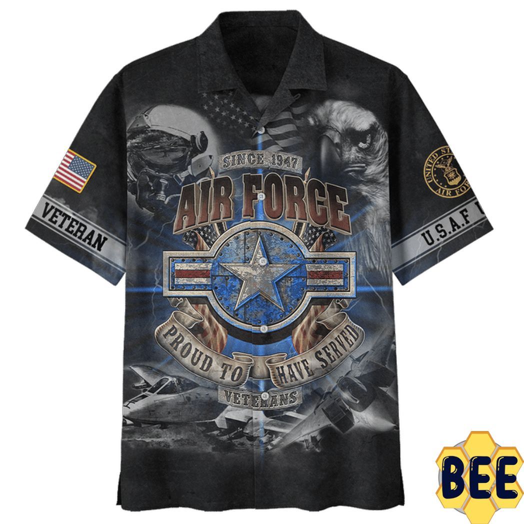 U.S. Air Force Veteran Proud To Have Served Trending Hawaiian Shirt U.S. Air Force Veteran Proud To Have Served Trending Hawaiian Shirt