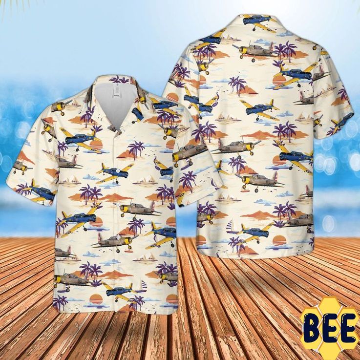 Us Air Force Vultee Bt-13 Valiant Trending Hawaiian Shirt Us Air Force Vultee Bt-13 Valiant Trending Hawaiian Shirt