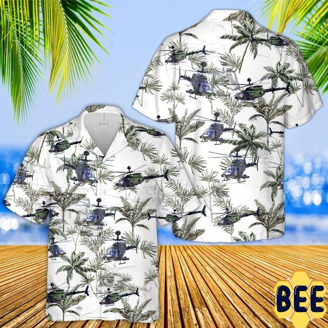Us Army Bell Oh-58 Kiowa Trending Hawaiian Shirt Us Army Bell Oh-58 Kiowa Trending Hawaiian Shirt
